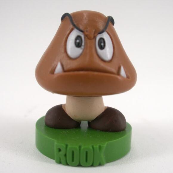 Nintendo Super Mario Chess Game Replacement GOOMBA ROOK Piece Toy 2009 - Picture 1 of 6